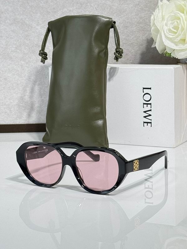 LOEWE Retro Slim Oval Cat-Eye Sunglasses