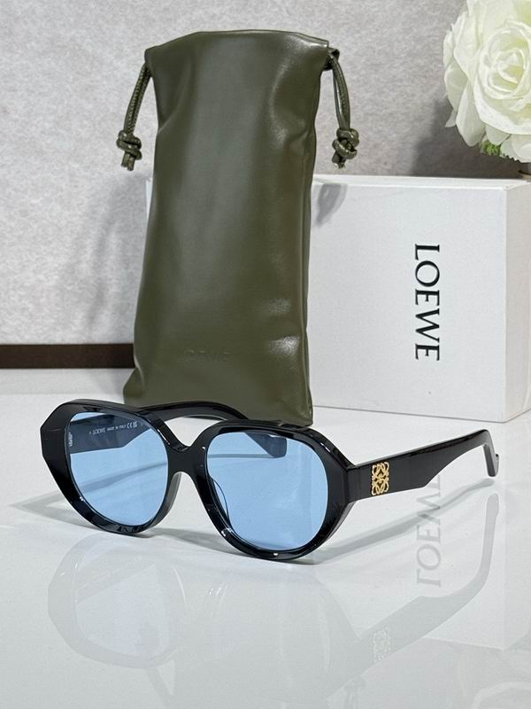 LOEWE Retro Slim Oval Cat-Eye Sunglasses