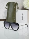 LOEWE Thick Acetate Aviator Sunglasses – Premium Frame with UV Protection