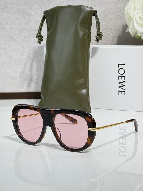 LOEWE Thick Acetate Aviator Sunglasses – Premium Frame with UV Protection