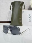 LOEWE Futuristic Shield Sunglasses – Bold Metal Frame UV Protection