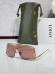 LOEWE Futuristic Shield Sunglasses – Bold Metal Frame UV Protection