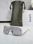 LOEWE Futuristic Shield Sunglasses – Bold Metal Frame UV Protection