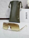 LOEWE Futuristic Shield Sunglasses – Bold Metal Frame UV Protection
