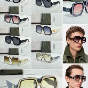 LOEWE Geometric Square Sunglasses – Premium Frame with