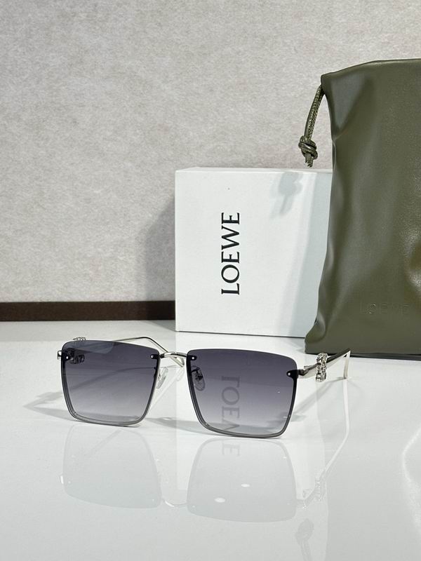 LOEWE Anagram Rimless Square Sunglasses