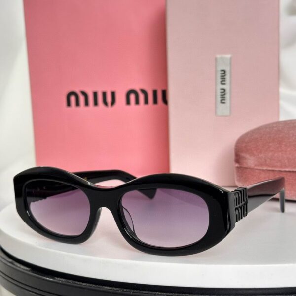 MiuMiu Retro Oval Sunglasses – Luxury Statement Eyewear for Women
