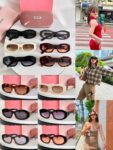 MiuMiu Retro Oval Sunglasses – Luxury Statement Eyewear for Women