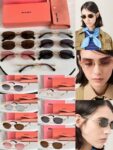 Miu Miu Retro Oval Rimless Sunglasses – Elegant Gradient Luxury Eyewear