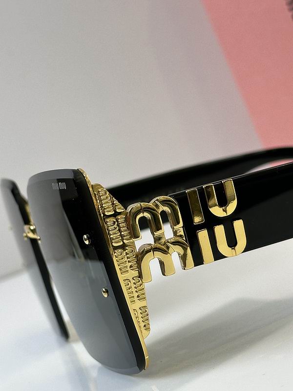 MiuMiu Iconic Oversized Square Logo Sunglasses