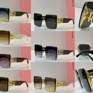 MiuMiu Iconic Oversized Square Logo Sunglasses