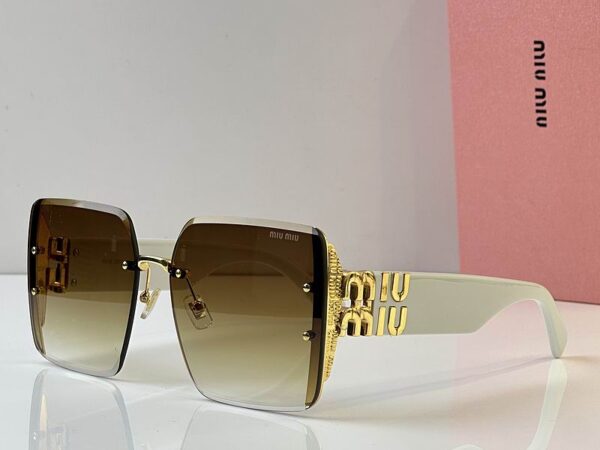 MiuMiu Iconic Oversized Square Logo Sunglasses