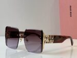 MiuMiu Iconic Oversized Square Logo Sunglasses