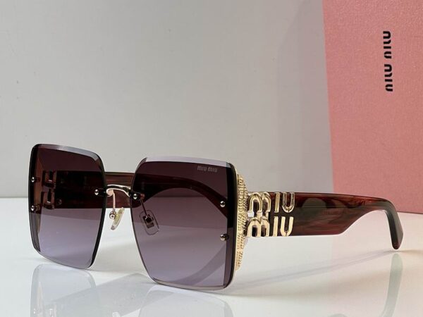 MiuMiu Iconic Oversized Square Logo Sunglasses
