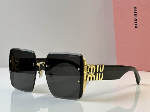 MiuMiu Iconic Oversized Square Logo Sunglasses
