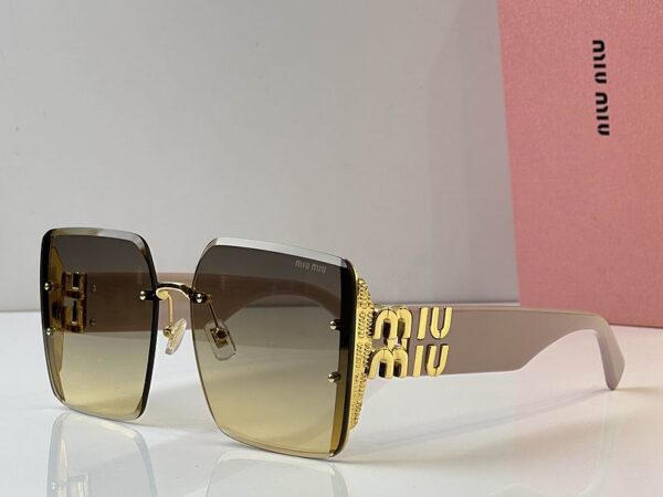 MiuMiu Iconic Oversized Square Logo Sunglasses