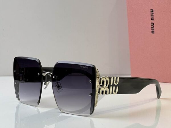MiuMiu Iconic Oversized Square Logo Sunglasses