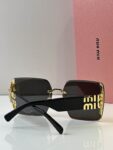 MiuMiu Iconic Oversized Square Logo Sunglasses