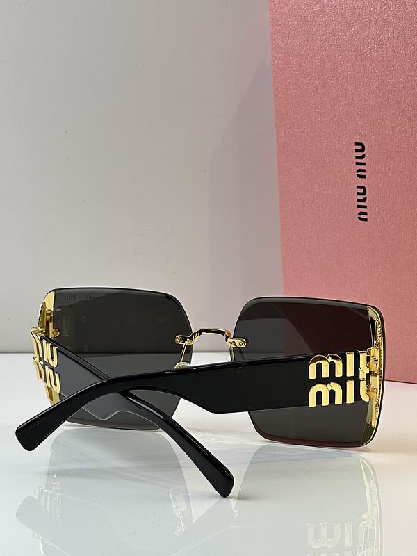 MiuMiu Iconic Oversized Square Logo Sunglasses
