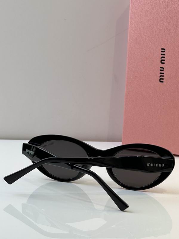 MiuMiu Retro Oval Statement Sunglasses
