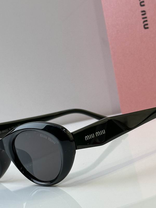 MiuMiu Retro Oval Statement Sunglasses