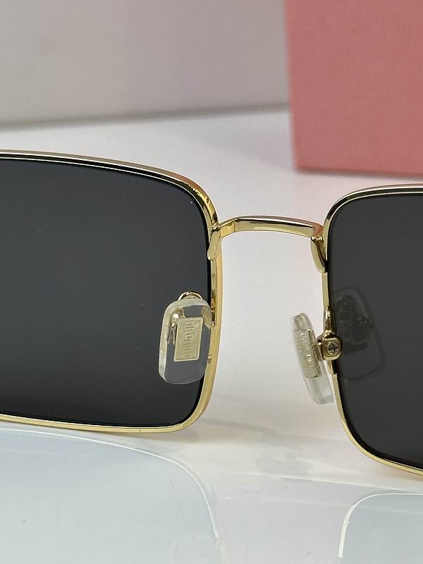 MiuMiu Minimalist Square Frame Sunglasses