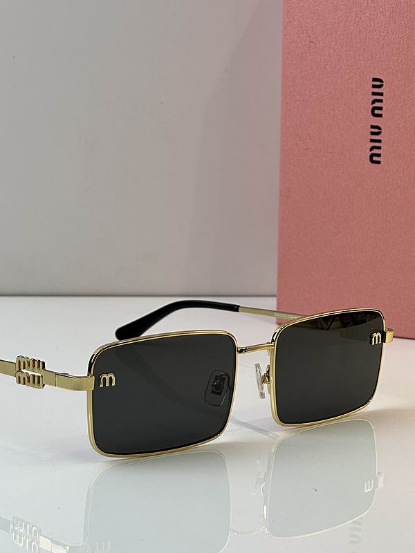 MiuMiu Minimalist Square Frame Sunglasses