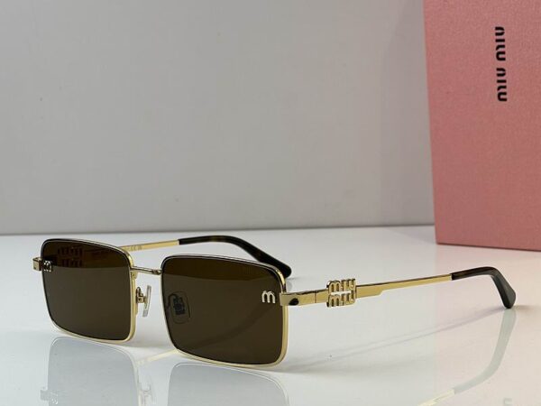 MiuMiu Minimalist Square Frame Sunglasses