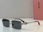 MiuMiu Minimalist Square Frame Sunglasses