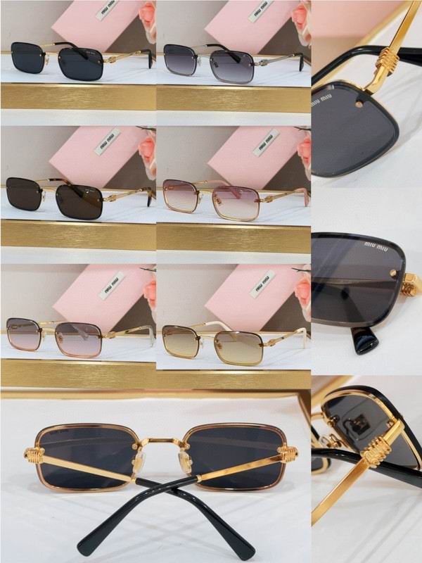 MiuMiu Elegant Rectangle Frame Sunglasses