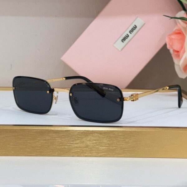 MiuMiu Elegant Rectangle Frame Sunglasses