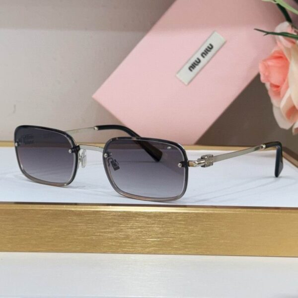 MiuMiu Elegant Rectangle Frame Sunglasses