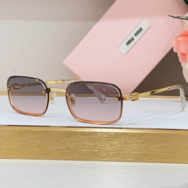 MiuMiu Elegant Rectangle Frame Sunglasses