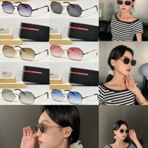 Prada Vintage Octagon Luxury Sunglasses
