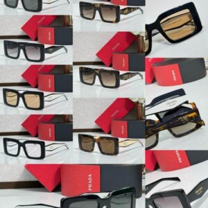 Prada Oversized Square Sunglasses – Unisex Luxury UV Protection