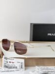 Prada Slim Aviator Metal Sunglasses