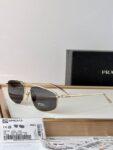 Prada Slim Aviator Metal Sunglasses