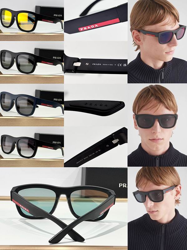 Prada Sporty Rectangular Sunglasses