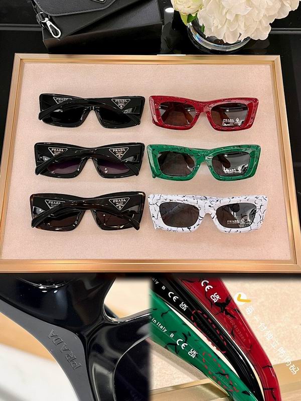 Prada Cat-Eye Triangle Logo Sunglasses