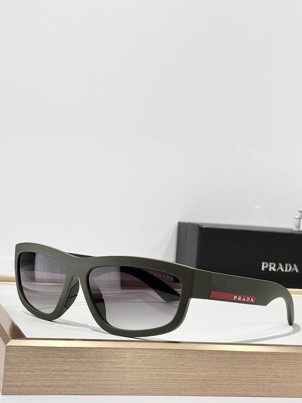 Prada Sporty Rectangular Sunglasses – Unisex Luxury UV Protection