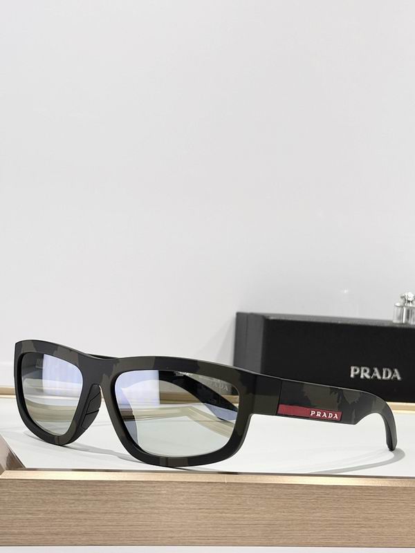 Prada Sporty Rectangular Sunglasses – Unisex Luxury UV Protection