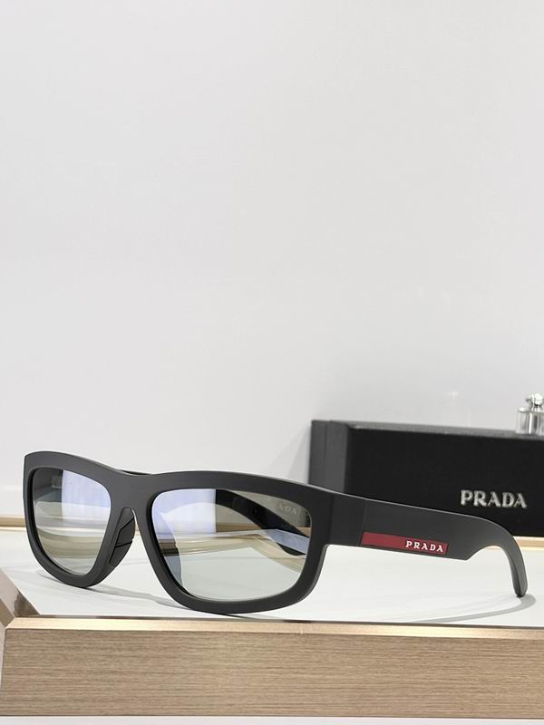 Prada Sporty Rectangular Sunglasses – Unisex Luxury UV Protection