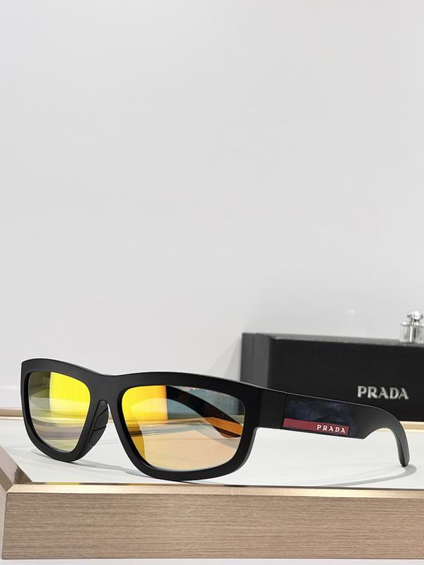Prada Sporty Rectangular Sunglasses – Unisex Luxury UV Protection