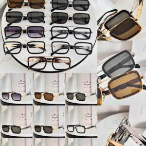 Prada Rectangular Aviator Eyewear – Unisex Luxury Optical & UV Protection