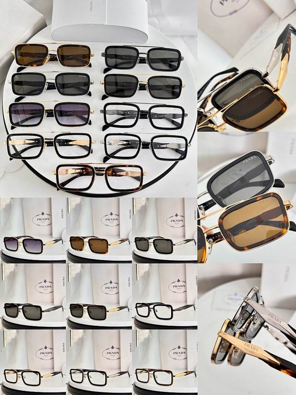 Prada Rectangular Aviator Eyewear – Unisex Luxury Optical & UV Protection