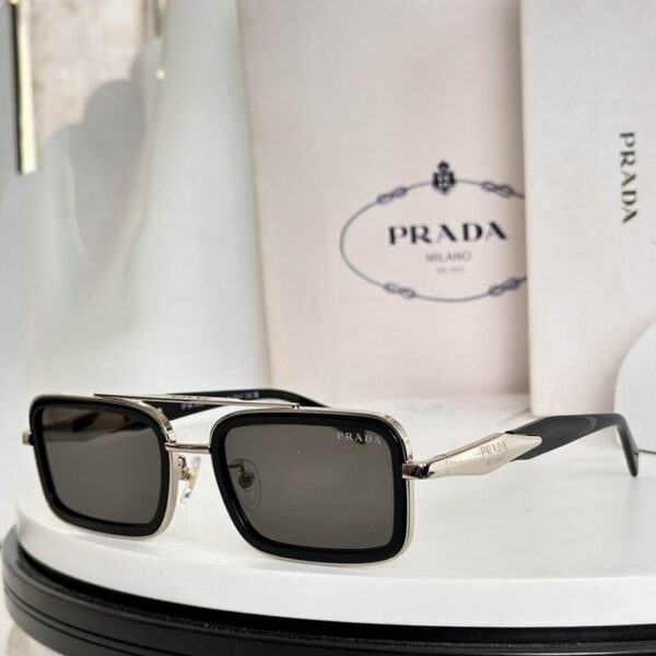 Prada Rectangular Aviator Eyewear – Unisex Luxury Optical & UV Protection