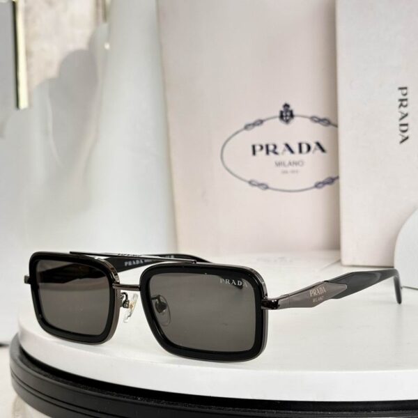 Prada Rectangular Aviator Eyewear – Unisex Luxury Optical & UV Protection