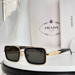 Prada Rectangular Aviator Eyewear – Unisex Luxury Optical & UV Protection