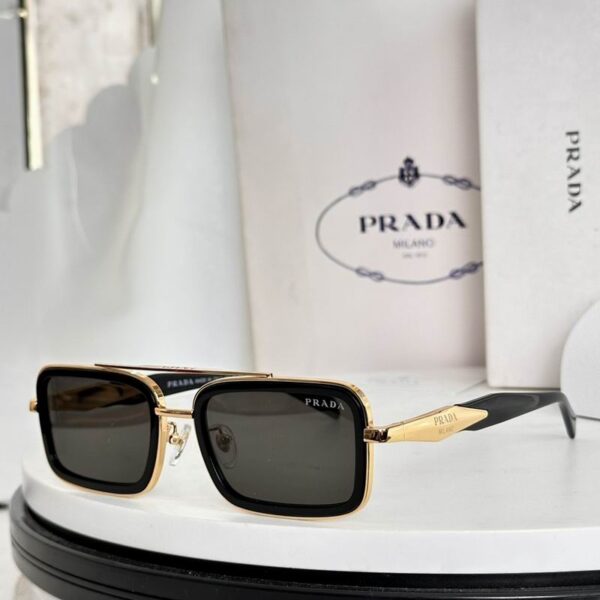 Prada Rectangular Aviator Eyewear – Unisex Luxury Optical & UV Protection