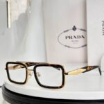 Prada Rectangular Aviator Eyewear – Unisex Luxury Optical & UV Protection